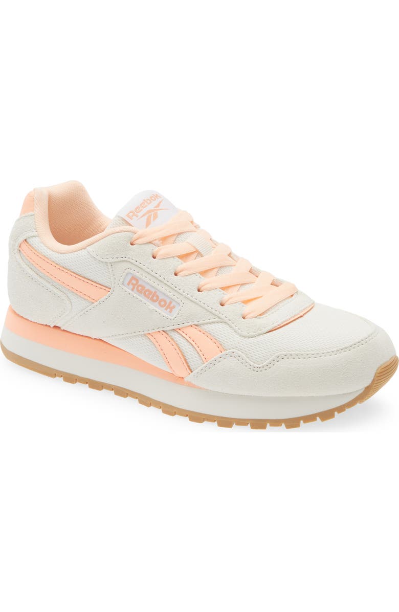 Reebok Glide Sneaker, Main, color, Chalk/Future Peach