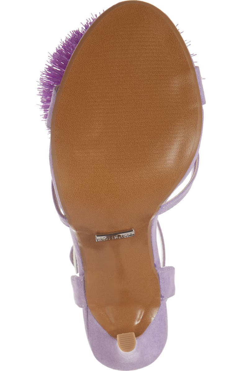 Topshop Renee Pompom Sandal, Alternate, color,