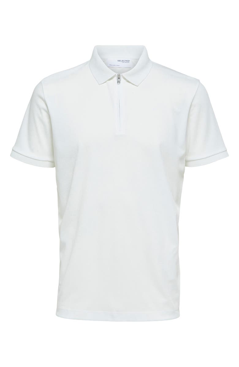 Selected Homme Mercerized Zip Polo, Main, color,
