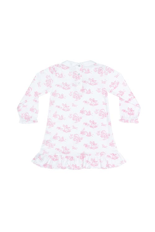 Nellapima Pink Toile Ls Playtime In White