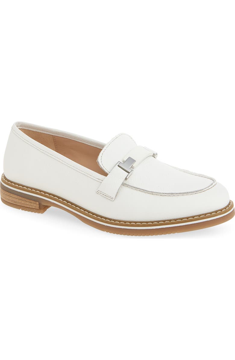 ara Angelica Bit Apron Toe Loafer, Main, color, White