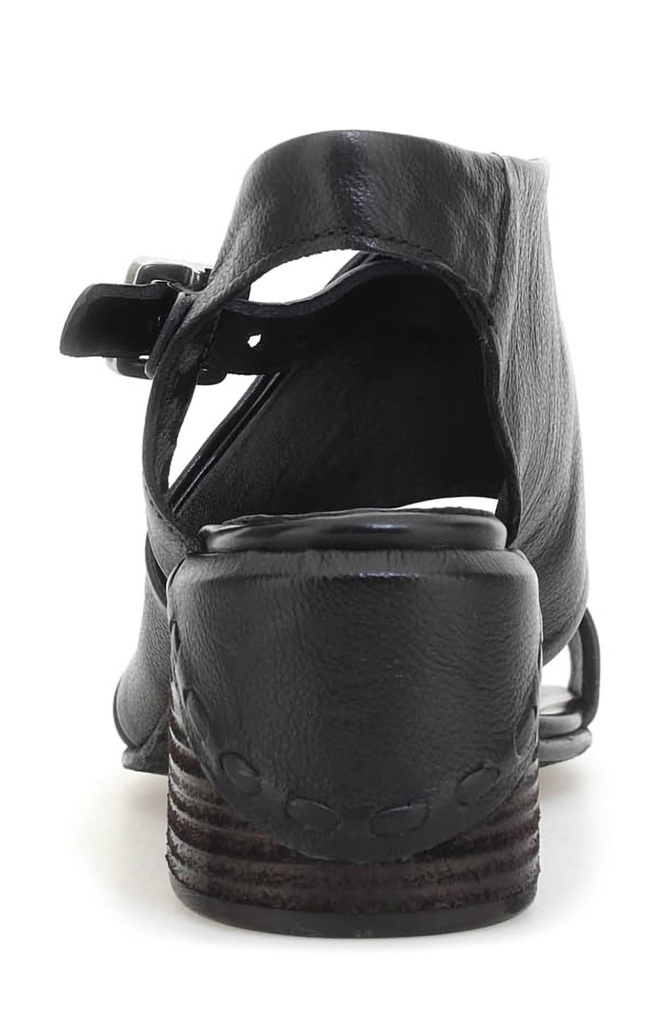 A.S.98 Marty Open Toe Bootie, Alternate, color, Black