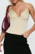 Princess Polly Scorsese Satin Corset Top