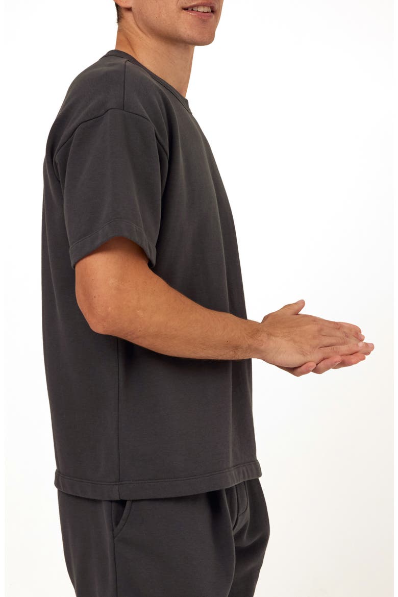 Maxwell Cotton Blend T-Shirt, Alternate, color, CARBON