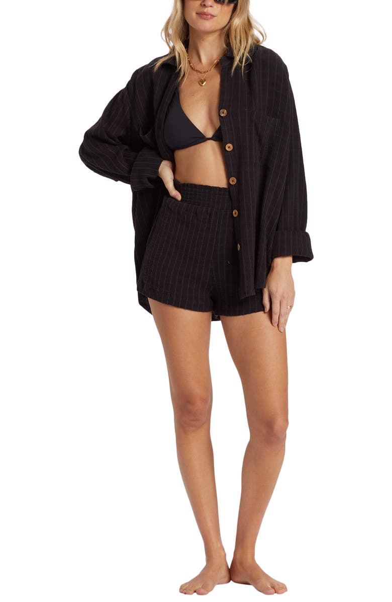 Billabong Swell Gauze Button-Up Shirt, Alternate, color, 