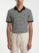 Walker & Hunt Milton Striped Polo Shirt