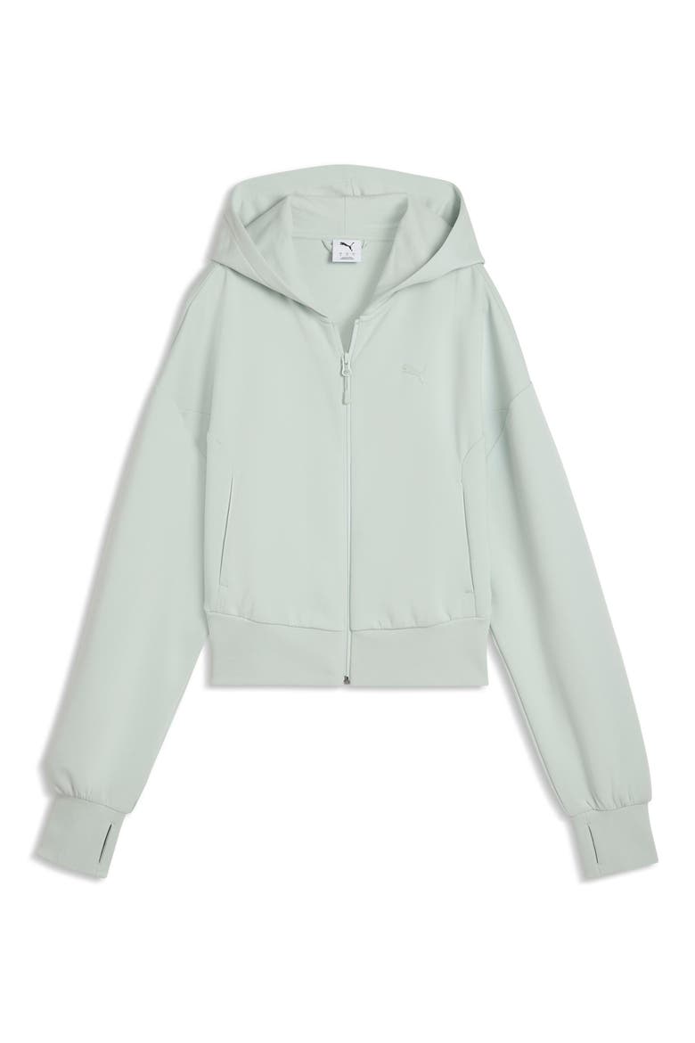 PUMATECH Sense Full Zip Hoodie, Main, color, CREME DE MINT