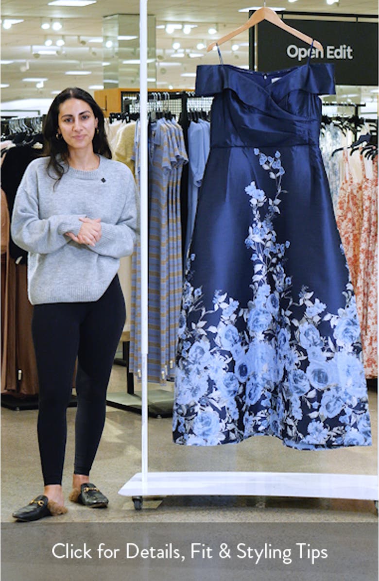 Print Off the Shoulder Gown, sales video thumbnail