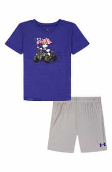 Under Armour Kids' Freedom Graphic T-Shirt & Shorts Set