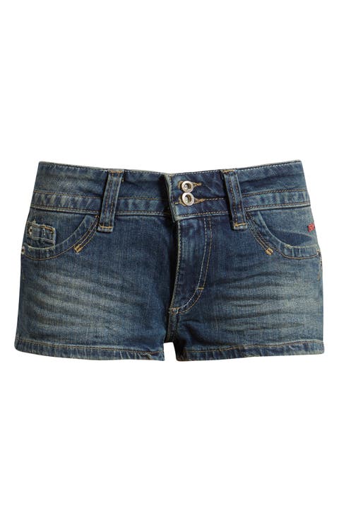 Piper Low Rise Denim Shorts