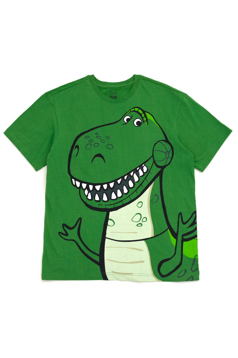 Toy Story Cosplay Short Sleeve T-Shirt, Main, color, Rex Dinosaur Green