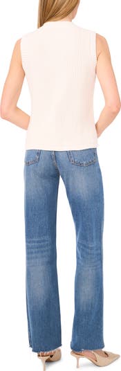 Sleeveless Cotton Cardigan