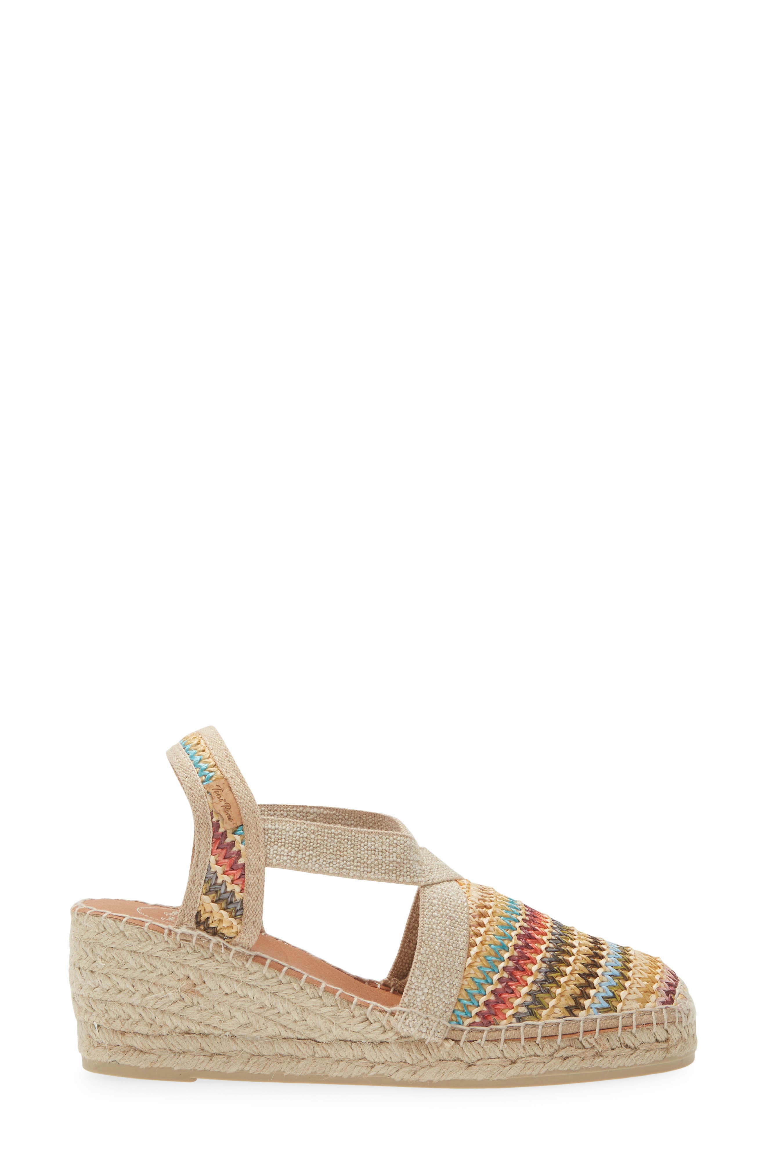 Toni Pons Terra Espadrille Wedge, Alternate, color, Multi