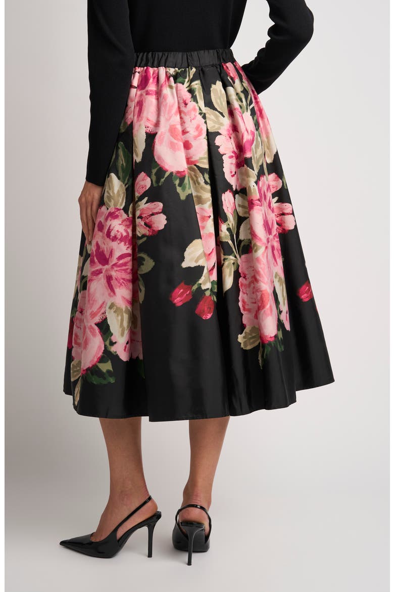 Roy Midi Skirt, Alternate, color, RICH BLACK