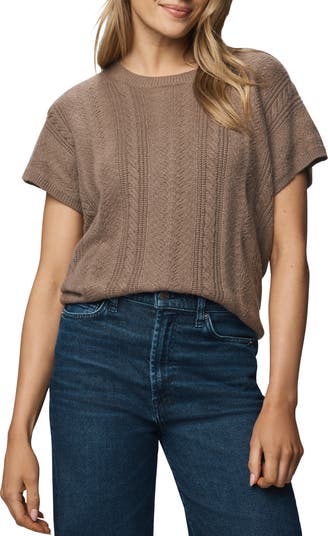(取寄) スプレンディッド レディース レイリン セーター Splendid women Raelynn Sweater Cedar Brown Splendid Raelynn Short Sleeve Pointelle Sweater | Nordstrom