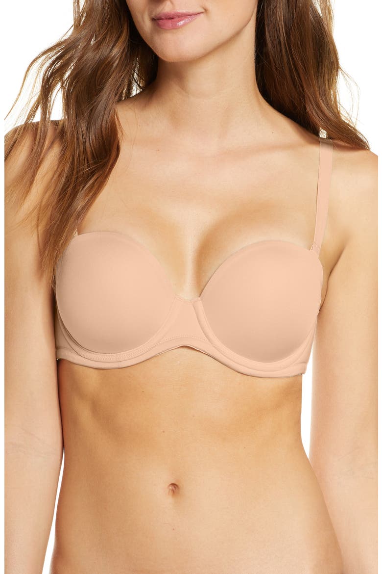 Red Carpet™ Convertible Strapless Bra, Alternate, color, NATURAL NUDE