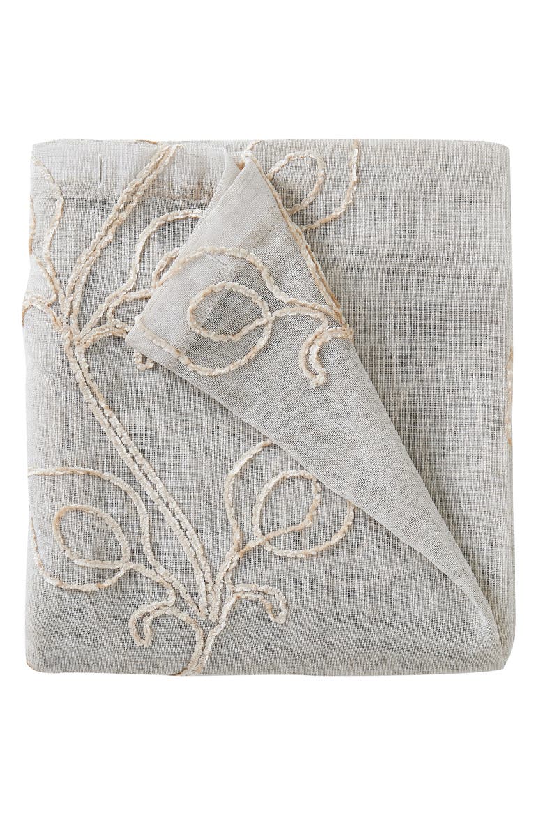 Set of 2 Sheer Curtain Panels, Alternate, color, LINEN