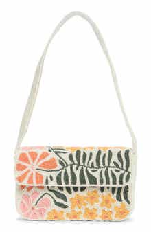 Collection XIIX Floral Beaded Shoulder Bag