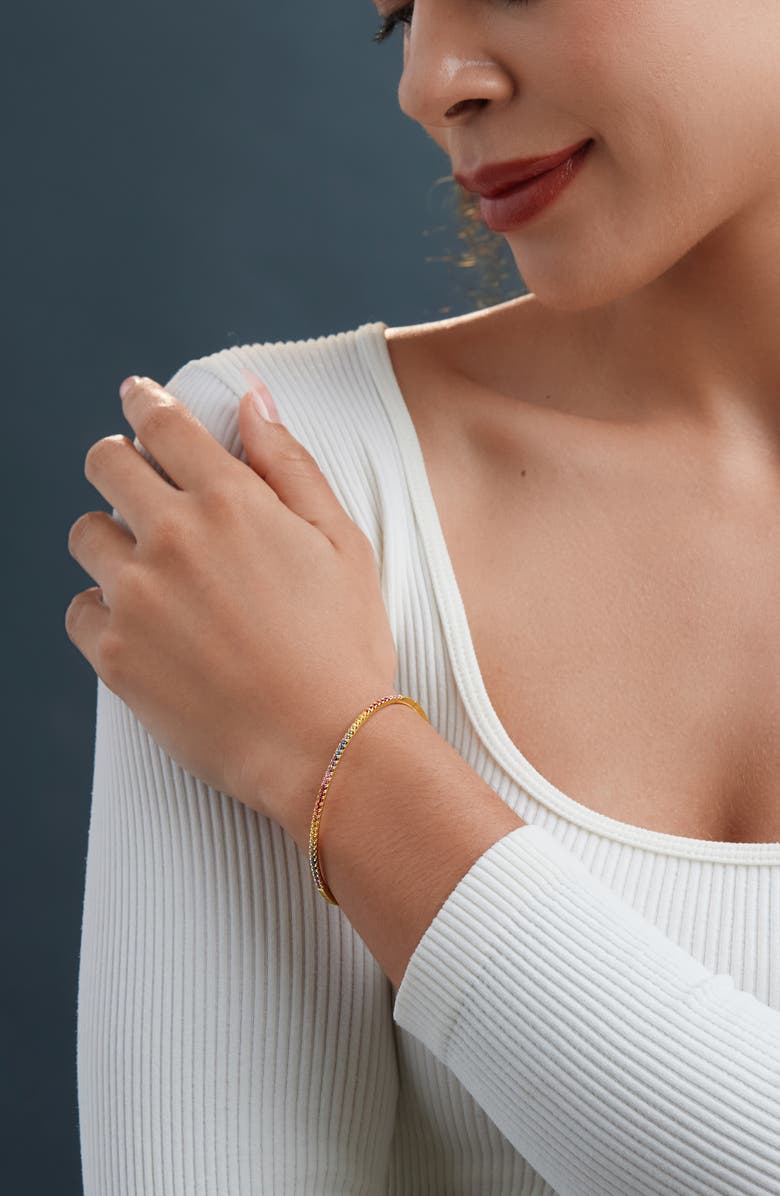 Bony Levy Iris Rainbow Bangle, Alternate, color, 