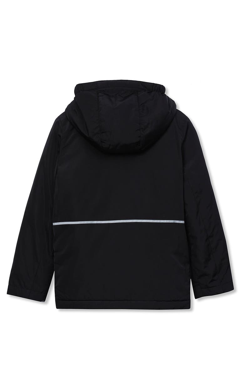 Lands' End Kids Water Resistant Insulated 3 in 1 Jacket, Alternate, color, Black/Gray Camo