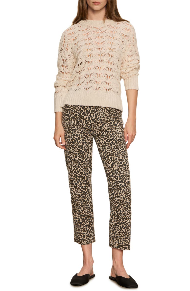 Sanctuary Cadence '90s Raw Hem Crop Straight Leg Jeans, Alternate, color, French Kitty