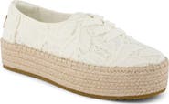 TOMS Valencia Lace-Up Platform Espadrille