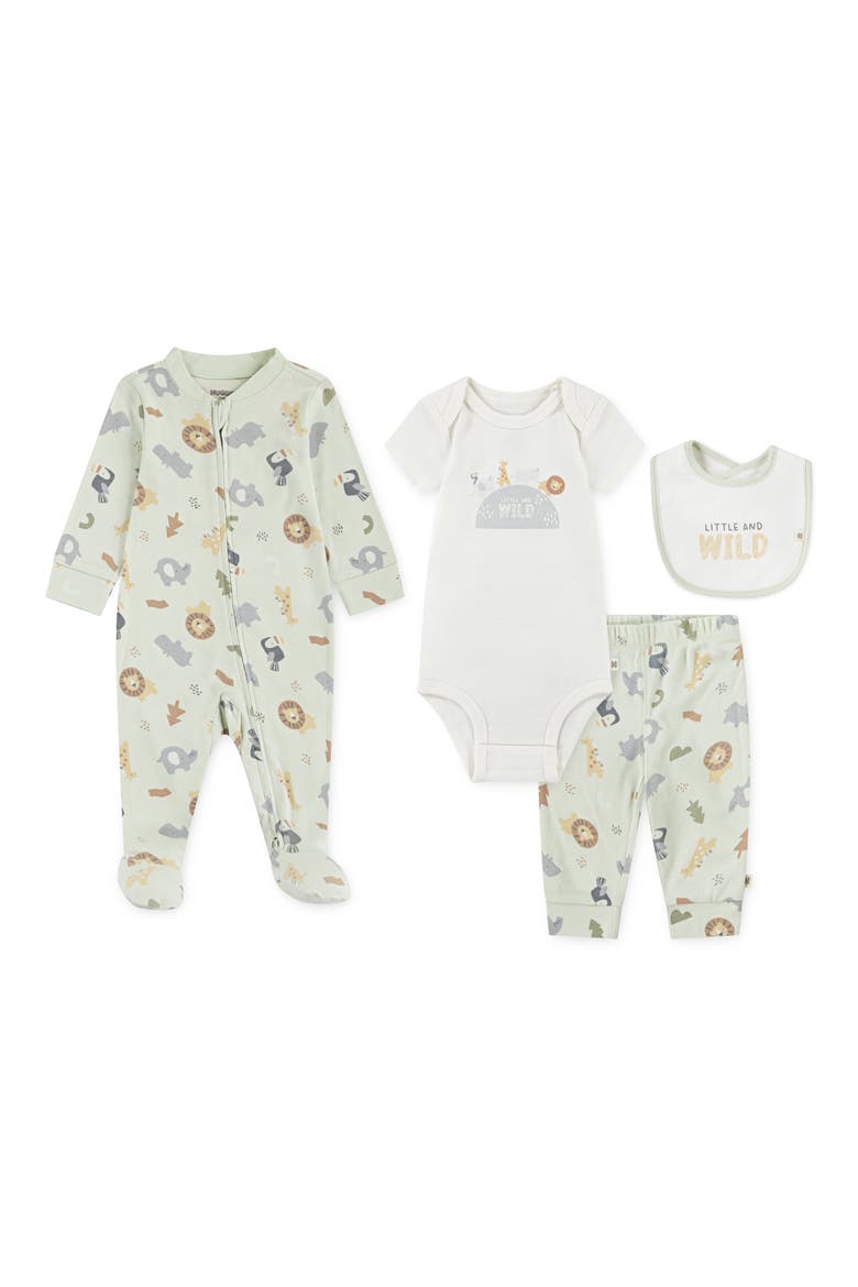 4-Piece Assorted Organic Cotton Set, Main, color, DEWKIST