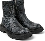 CAMPERLAB Lab Vamonos Snakeskin Embossed Boot