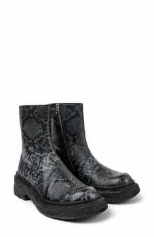 CAMPERLAB Lab Vamonos Snakeskin Embossed Boot