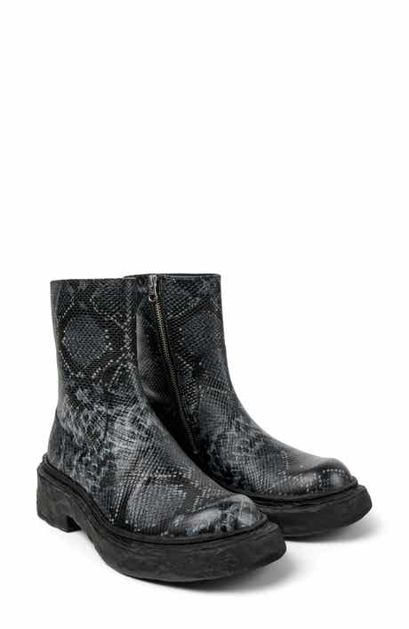 CAMPERLAB Lab Vamonos Snakeskin Embossed Boot