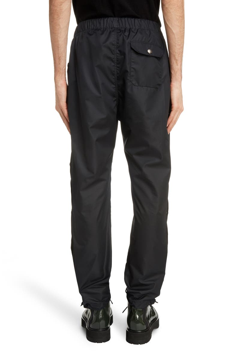 Snap Seam Logo Jogger Pants, Alternate, color, BLACK