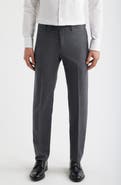 Berle Flat Front Tropical Weight Wool Dress Pants