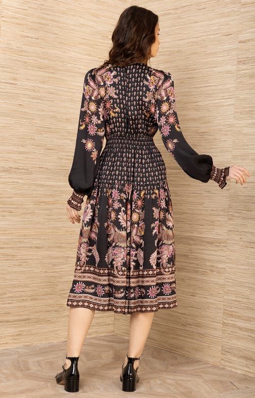 Hale Bob Raquel Charmeuse Dress In Black
