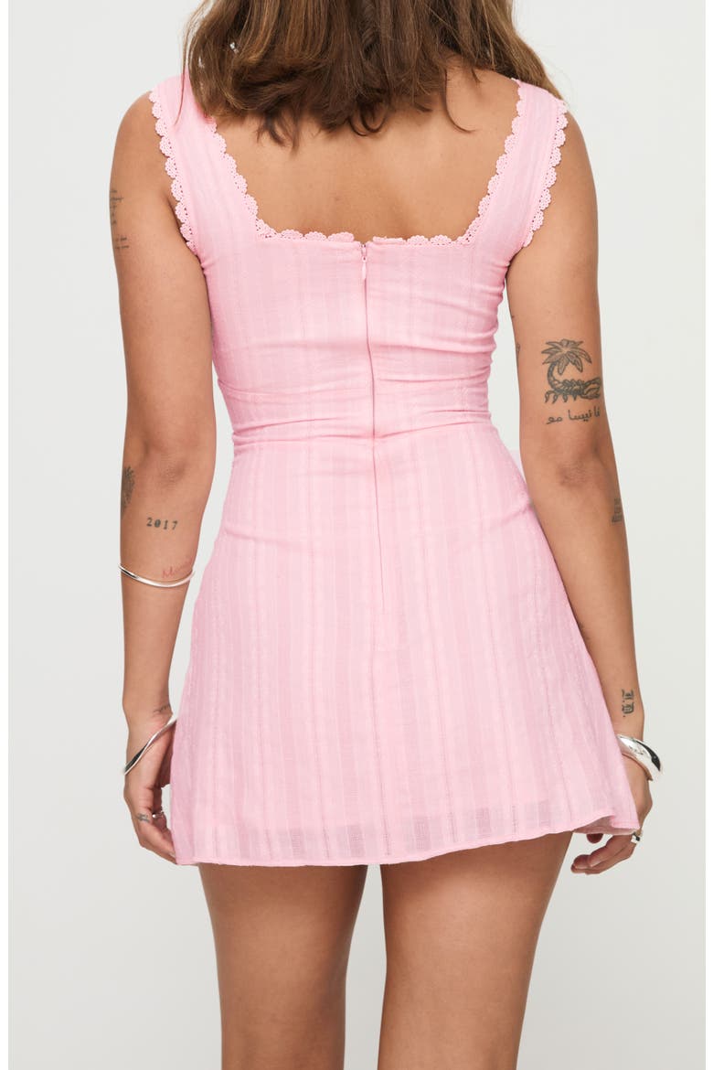 Dasha Fit & Flare Minidress, Alternate, color, PINK