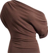 Reformation Iris One-Shoulder Knit Top