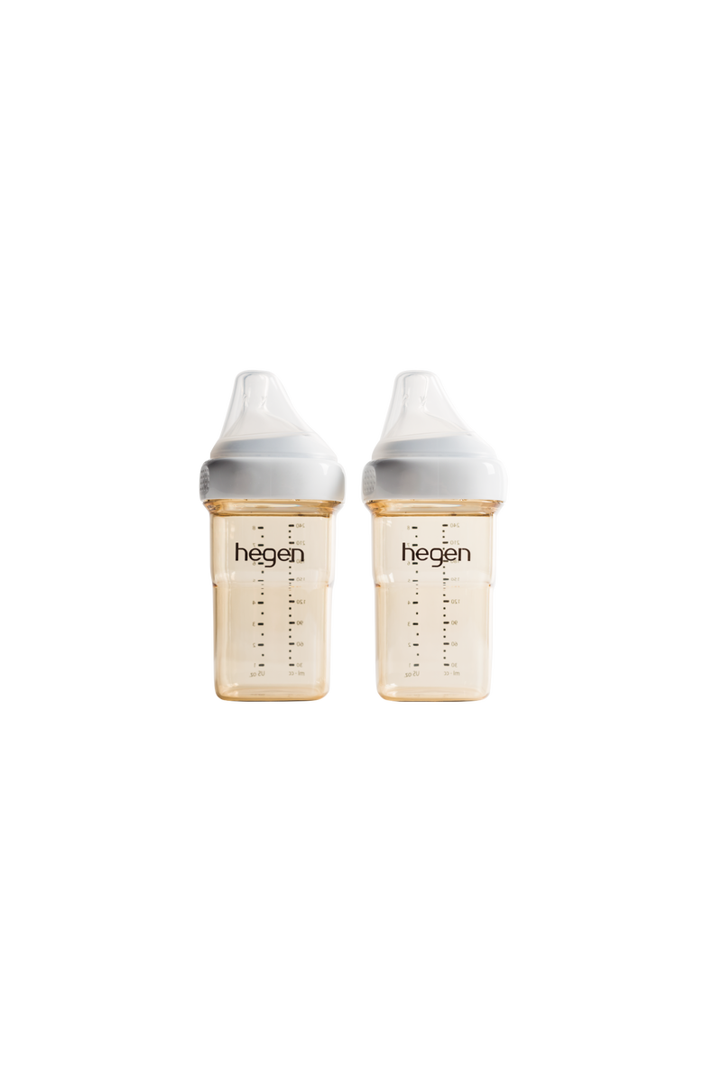 HEGEN PCTO 2-Pack 8 oz. Feeding Bottles, Main, color, Clear