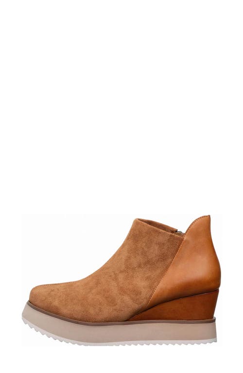 Antelope Imani Platform Wedge Bootie In Brown