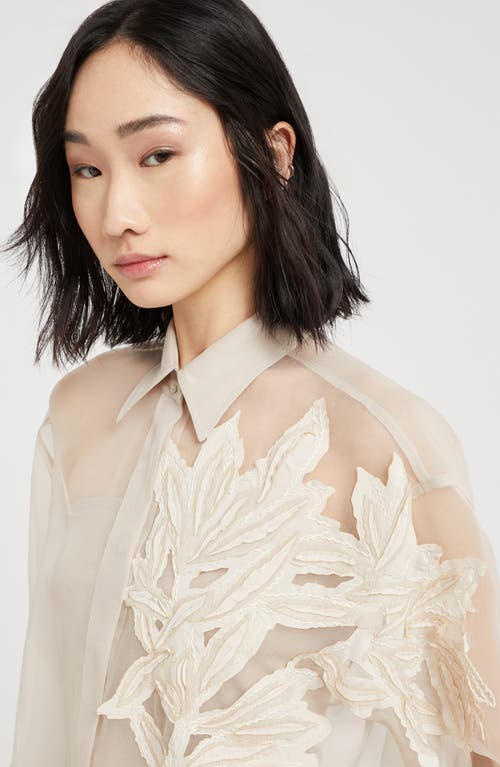 Brunello Cucinelli Herbarium Shirt In Beige