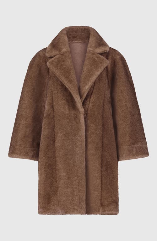 Lyla Grant Fur-free Mink (faux Fur) Jacket In Pink