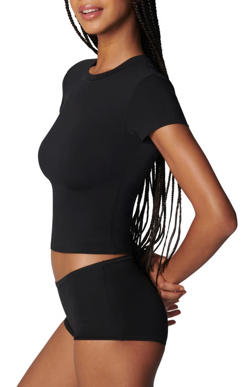 Florence By Mills Crewneck Stretch T-shirt In Black