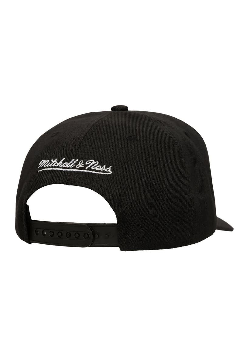 Mitchell & Ness Men's Mitchell & Ness Black Milwaukee Bucks Tilted Pro Pinch Adjustable Hat, Alternate, color, Black