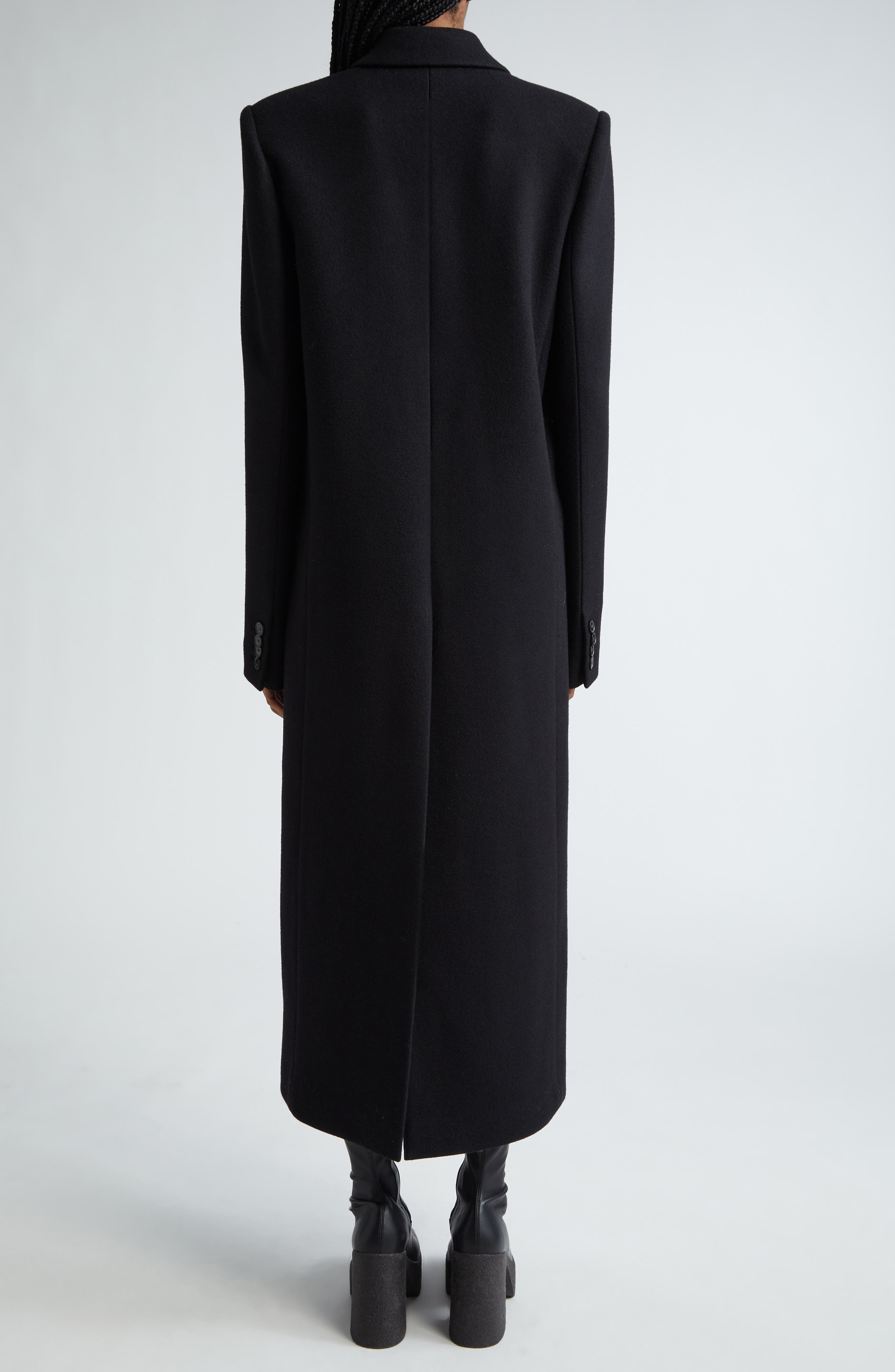 Oversize Double Breasted Wool Coat - image 2