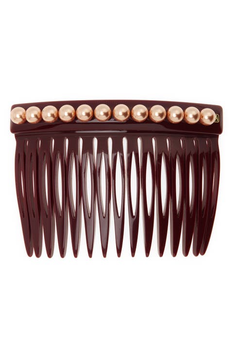Faux Pearl Hair Comb