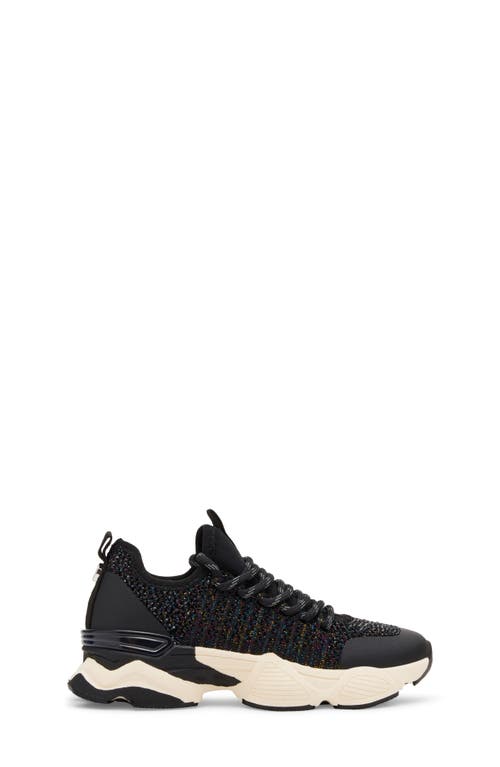 Steve Madden Kids' Jsolace Sneaker In Black