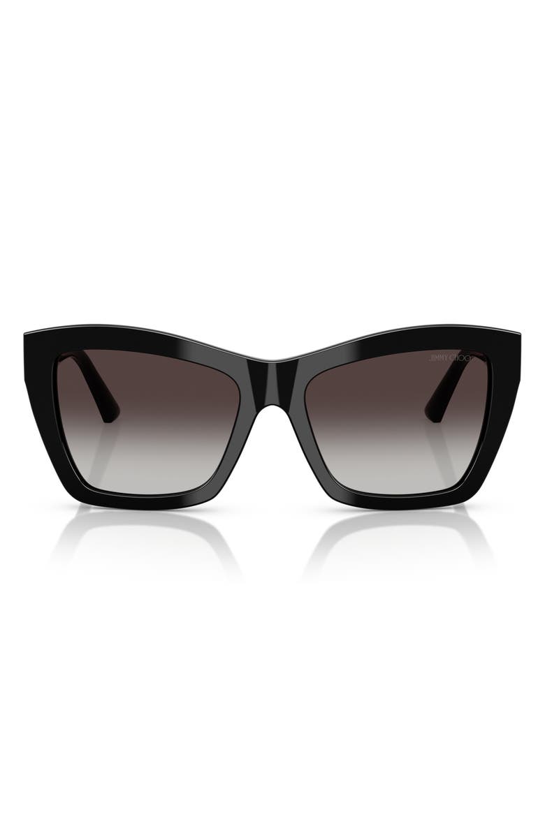Jimmy Choo 54mm Gradient Cat Eye Sunglasses, Main, color,