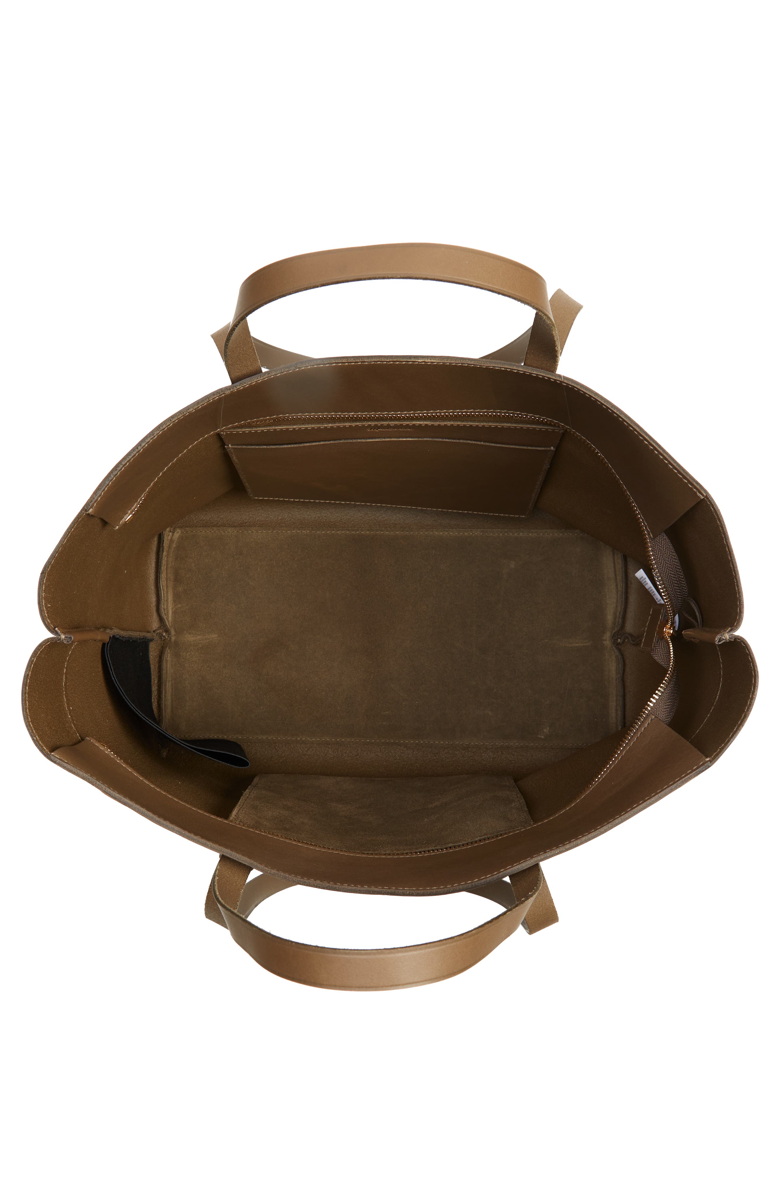 The Zip Top Essential Tote, Alternate, color, BURNT OLIVE