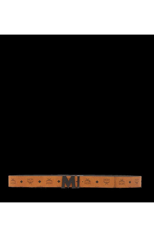 Mcm Claus M Reversible Belt 1.75 Inches In Brown