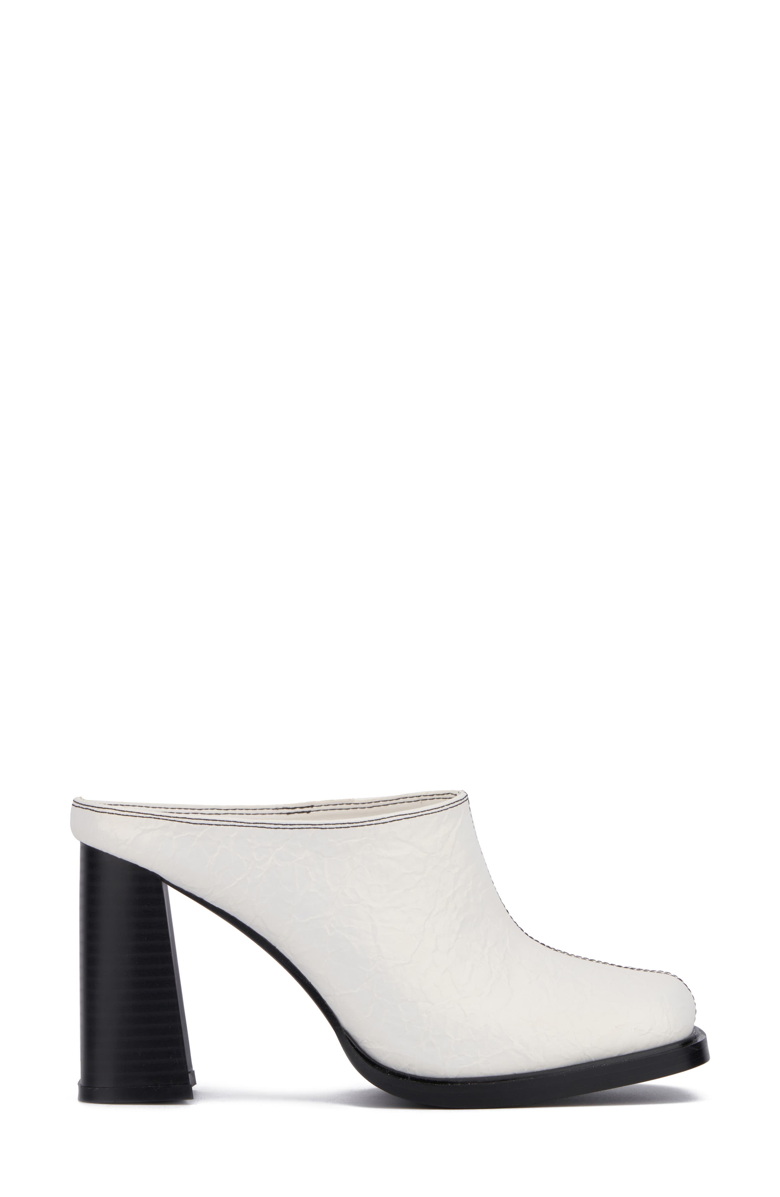 OLIVIA MILLER Square Toe Mule, Alternate, color, White