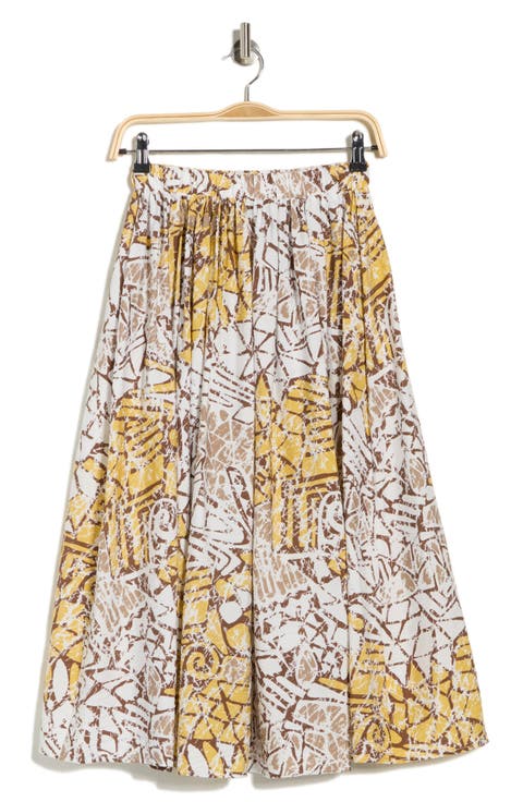 A-Line Midi Skirt