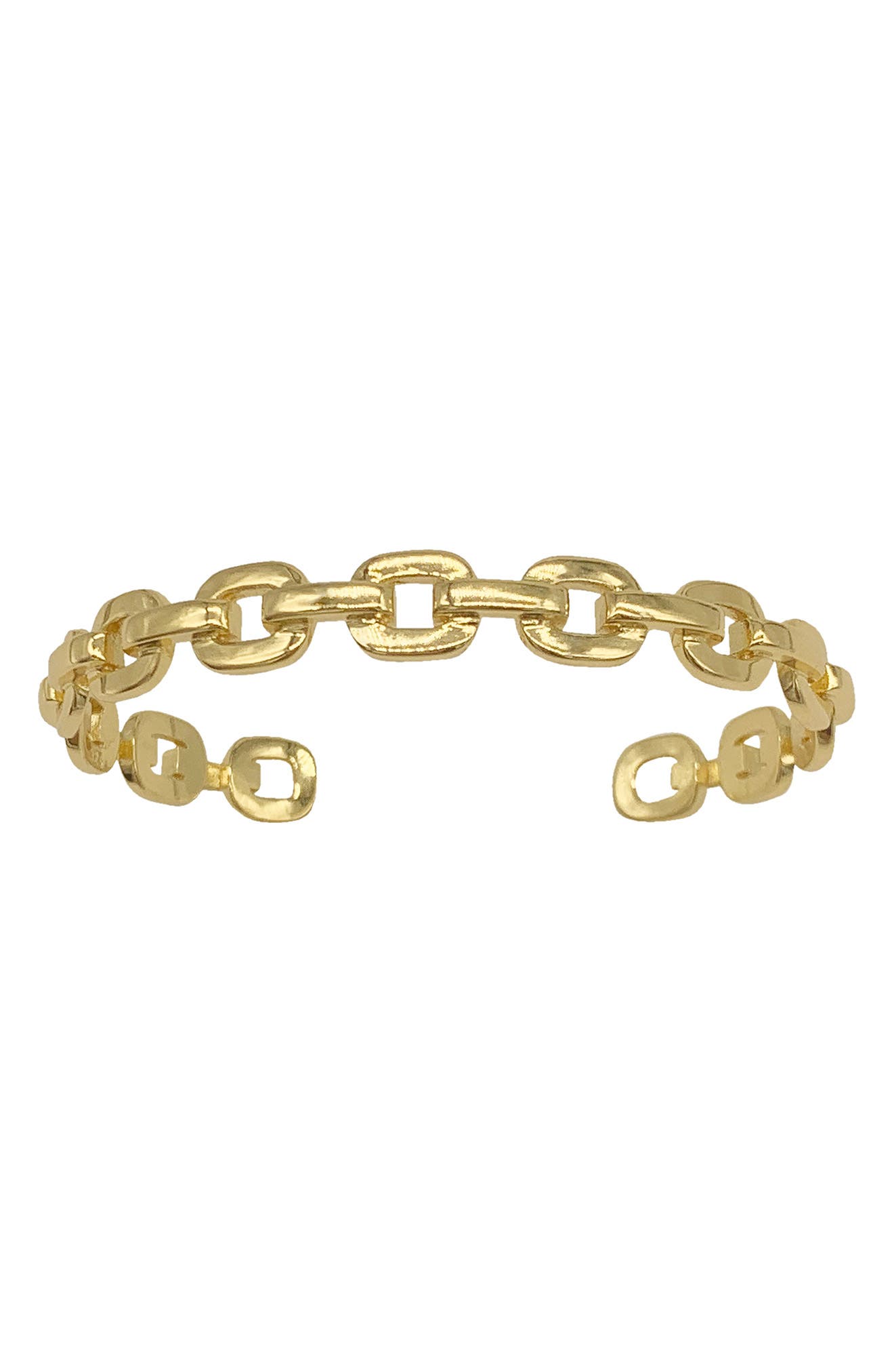Adornia Chain Link Cuff Bracelet